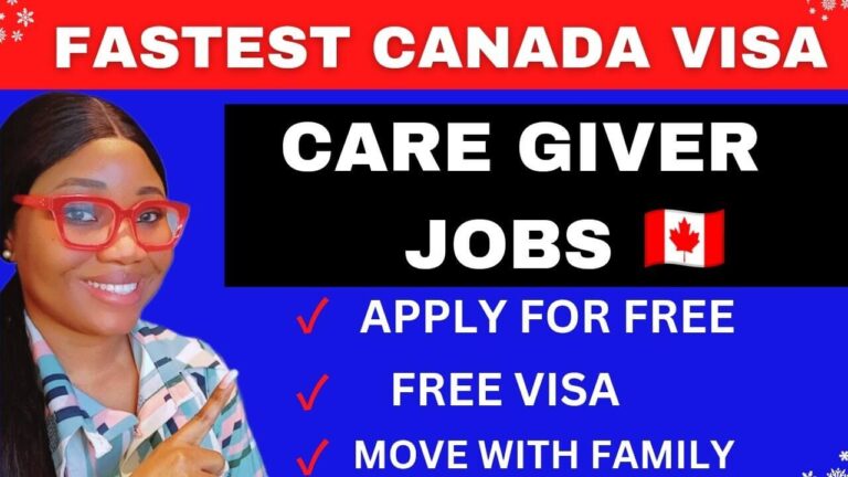 Caregiver Jobs in Canada with Free Visa Sponsorship